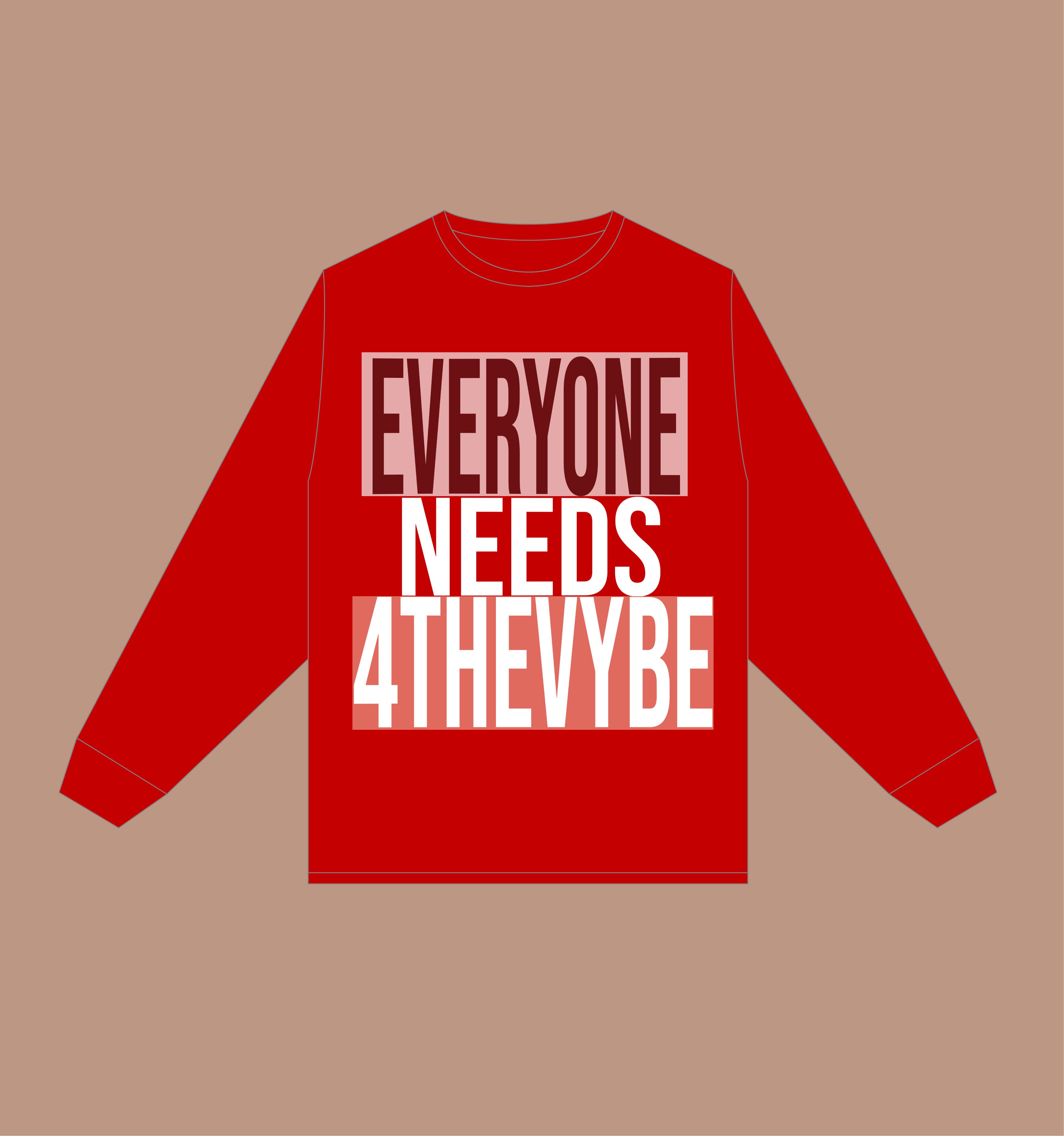 LONGUE SLEEVE ROUGE (EDITION CRÉATEUR)